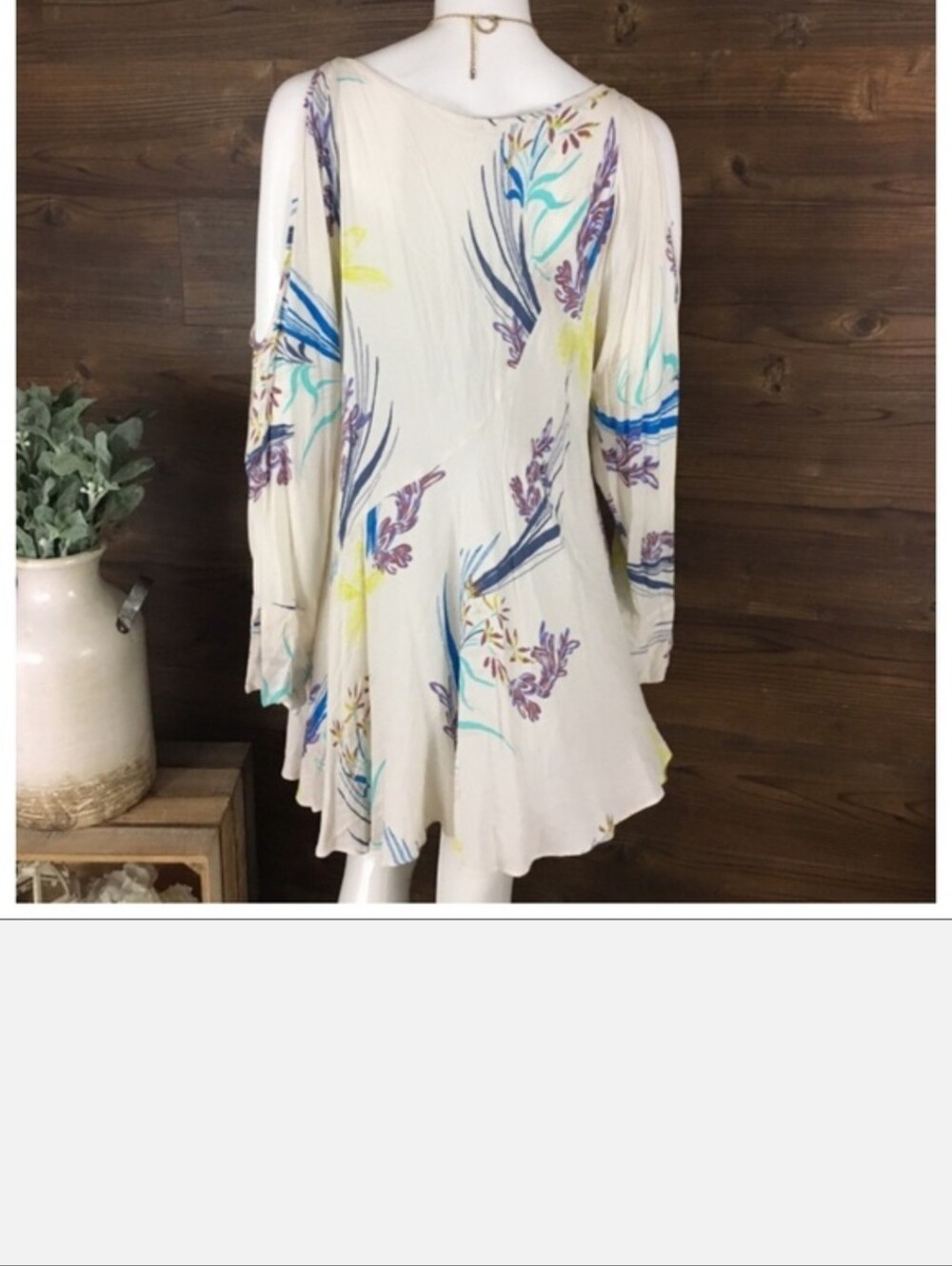Free People Clear Skies Tunic Dress Sz S - Picture 7 of 8